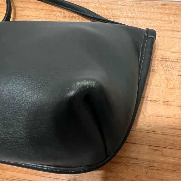 Vintage Coach Green Everette Leather Crossbody Bag Style No 9934 RARE GREEN - Picture 7 of 15